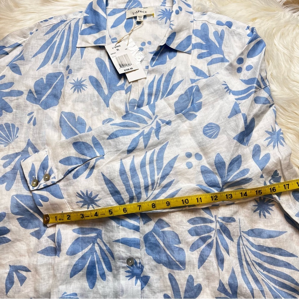 L*Space Rio Tunic Shirt in Hibiscus Bloom. Size XLarge. New With Tags. - Picture 9 of 14